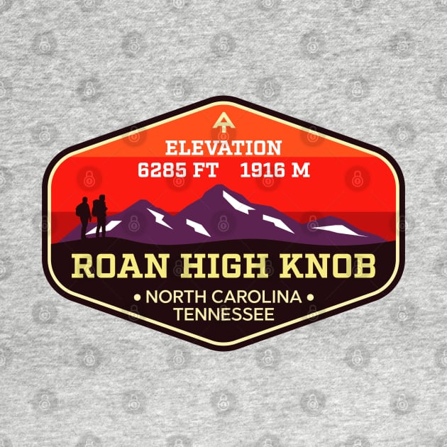 Roan High Knob -  North Carolina / Tennessee - Appalachian Trail Mountain Climbing Badge by TGKelly